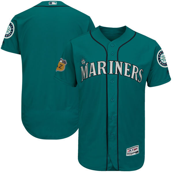 2017 MLB Seattle Mariners Blank Green Jerseys->->MLB Jersey